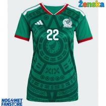 Meksiko Hirving Lozano #22 Domaci Dres za Ženska SP 2026 Kratak Rukav